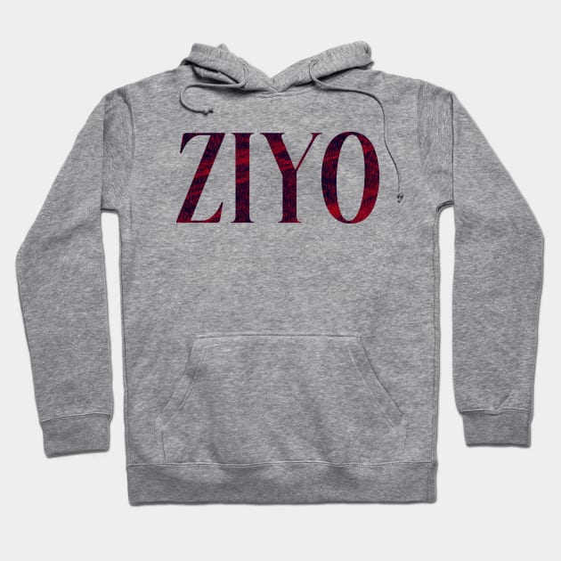 Ziyo - Simple Typography Style Hoodie by Sendumerindu